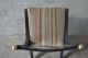 Klismos Vtg Mid Century Modern Hollywood Regency Black Brass Side Desk Chair Mid-Century Modernism photo 4