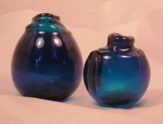 Wonderful Vintage Pair Mid Century Small Vases Q11 photo
