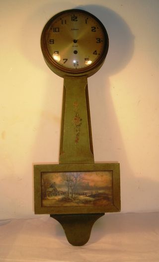 Old Vintage Wall Clock C26 photo