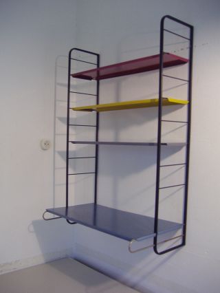 String Wallshelving With A Buro Good Condition 25.  2 X 38.  2 