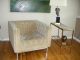 Milo Baughman Chrome Tufted Club Chair Cube Mid Century Modern Mid-Century Modernism photo 1