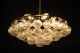 Crystal Glass Chandelier Pendant Hanging Ceiling Lamp Mid Century Modernist H2 Mid-Century Modernism photo 2