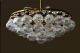 Crystal Glass Chandelier Pendant Hanging Ceiling Lamp Mid Century Modernist H2 Mid-Century Modernism photo 4