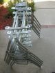 6 Eames Herman Miller Stacking Bases Wide Configuration Zinc Plate Mid-Century Modernism photo 3