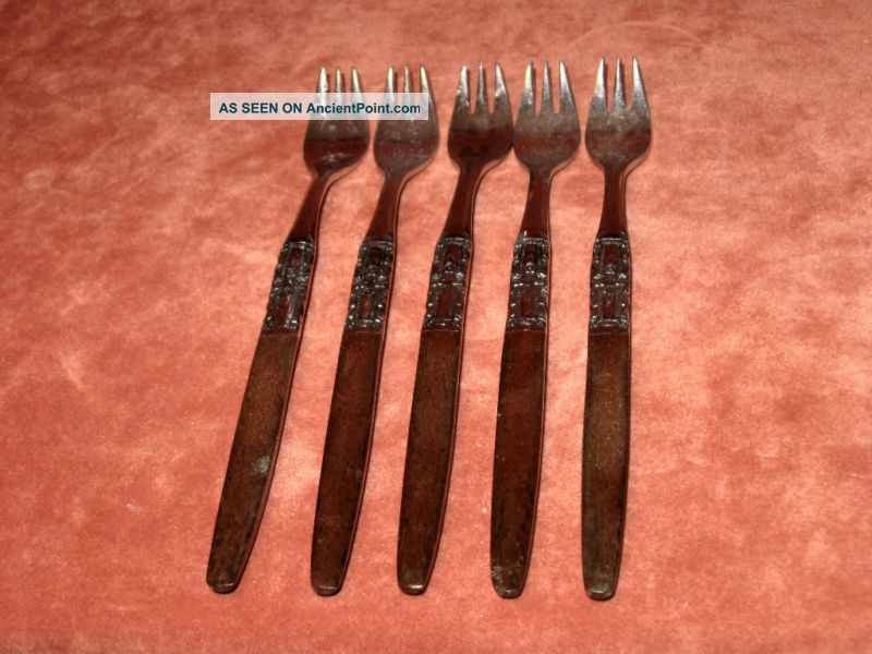 Mid Century Oneida Northland Napa Valley Cocktail Forks Mid-Century Modernism photo
