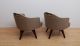 Mid Century Modern Revolving Chairs Low Lounge Sculptural Shape Mid-Century Modernism photo 6