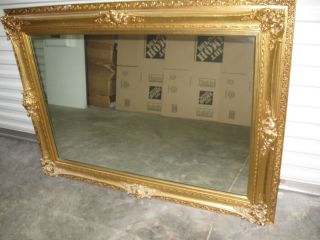 Mid Century Modern Turner Gold Gilt Fireplace Mirror photo