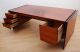 Mid Century Danish Modern Rosewood Executive Desk Large Drawers Mid-Century Modernism photo 8