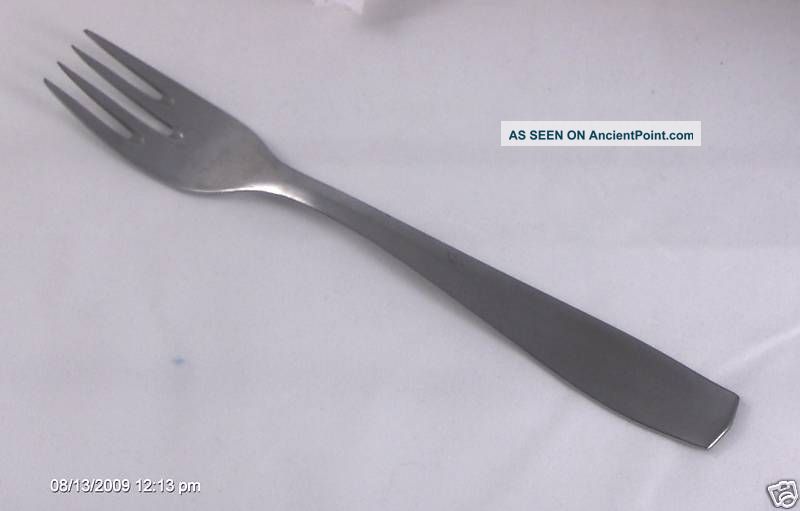 4 Tine Salad Fork By C Hugo Pott Stainless Cuo2 Germany Mid-Century Modernism photo