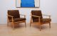 Mid Century Modern Japanese Lounge Chairs Blond Wood Eames Danish Retro Era Mid-Century Modernism photo 4