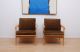 Mid Century Modern Japanese Lounge Chairs Blond Wood Eames Danish Retro Era Mid-Century Modernism photo 5