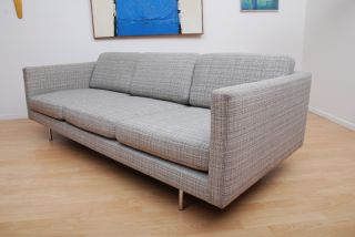 Milo Baughman Sofa Mid Century Modern Clean Elegant Lines photo