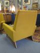 Excellent Pair Of Mustard Danish Style Loungers By Kroeler C1960s Post-1950 photo 4