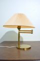 Von Nessen Vtg Mid Century Modern Brass Adjustable Arm Table Lamp Koch & Lowy Mid-Century Modernism photo 1