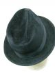 Rare Classic Vintage Era Men ' S Hat Fedora English Brand Black Wool Size: 21.  5 