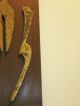 Mid Century Metal Wood Figural Sculpture Wall Art Mid-Century Modernism photo 5