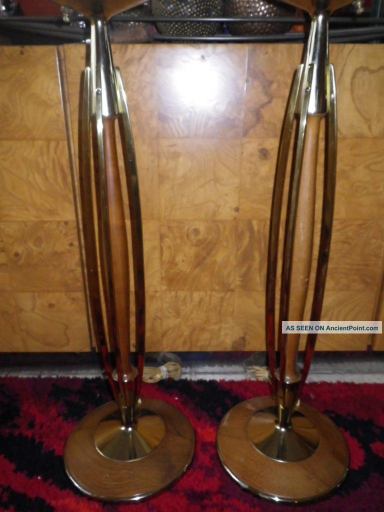 Pair Laurel Lamps Mid - Century Modern Mid-Century Modernism photo