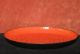 Mid Century Vallenti Italy Orange Black Enamel Tray Mid-Century Modernism photo 1