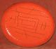 Mid Century Vallenti Italy Orange Black Enamel Tray Mid-Century Modernism photo 4