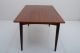 Teak Dining Table Danish Mid Century Modern Sculptural Peg Legs No Extensions Mid-Century Modernism photo 2