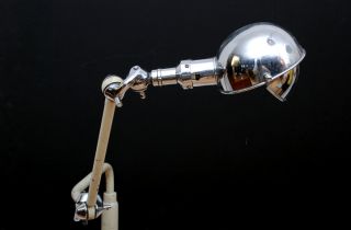 Industrial Medical Articulated Wall Lamp Vintage Mid Century Modern Chrome Bronz photo