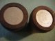 Mid Centry Teak Stainless Salt & Pepper Shakers Norway Mid-Century Modernism photo 2