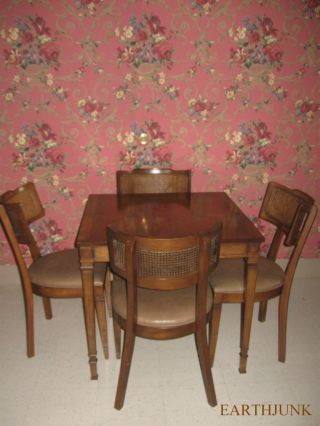 Oxford Ltd Mid Century Danish Modern Eames Era Table & 4 Contoured Chairs photo