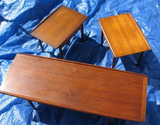 Danish Teak Glostrup Mobelfabrik Coffee End Tables By Crete Jalk photo