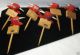 Mid Century Japan Red Bull Head Meat Picks Stakes Bbq Mid-Century Modernism photo 3