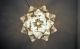Mazzega Vtg Mid Century Modern Glass Petal Light Fixture Chandelier Italy Venini Mid-Century Modernism photo 6