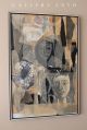 Epic 1950s Illustration Art Mid Century Modern Abstract Painting Eames Mid-Century Modernism photo 1