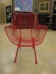 Russell Woodard Mid Century Modern Chair W/ Custom Red Paint Job Mid-Century Modernism photo 2