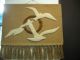 Mid Century Flying Birds Sea Gull Sun Wall Art Textile Mid-Century Modernism photo 2