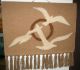 Mid Century Flying Birds Sea Gull Sun Wall Art Textile Mid-Century Modernism photo 4