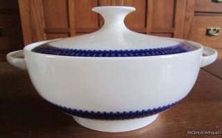 Thomas By Rosenthal Rotunda Blue Blau Casserole W/lid Tapio Wirkkala photo