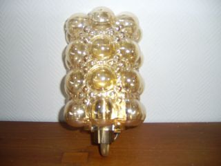 1960´s Bubble Wall Lamp Sconce Brass 2 photo