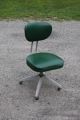 Vintage Industrial Era / Mid Century Modernism Adjustable Metal Swivel Chair 1900-1950 photo 1