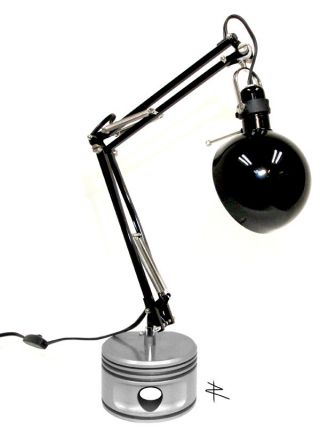 Wwii Airplane Aviation Art Modern Piston Task Desk Lamp photo