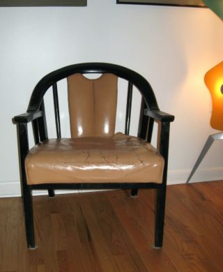 Mid Century Hollywood Regency Walter Ballard Designed Lounge Club Chair photo
