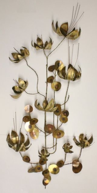 Rare 1968~curtis Jere Sculpture~large Signed Wall Art~mid - Century Modern~c Jere photo