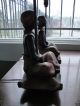 Rare Vintage Signed1949 Black Face Genie Lamps Mid-Century Modernism photo 8