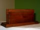 Mid Century Copper Enamel Wood Letter Napkin Holder Mid-Century Modernism photo 2