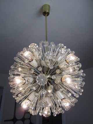 Emil Stejnar Sputnik Light - Chandelier Snowball - Nikoll - photo