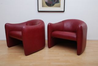 Mid Century Modern Italian Club Chairs Pair Hollywood Regency Eames Bellini Era photo