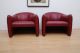 Mid Century Modern Italian Club Chairs Pair Hollywood Regency Eames Bellini Era Mid-Century Modernism photo 2