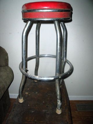 Vintage Cosco Swivel Stool Seat And Feet photo