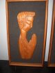 Vintage Teak Witco Wood Wall Plaques Sculptures Carvings Pictures Plaques Tiki Mid-Century Modernism photo 2