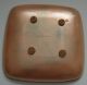 Vtg Mid Century Modern Leon Statham Enamel Copper Bowl Tray Signed Hand Painted Mid-Century Modernism photo 1