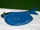 Mid Century Israel Brass Blue Enamel Fish Nut Cracker Mid-Century Modernism photo 6