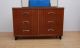Mid Century Modern Walnut Double Dresser Eames Era Mid-Century Modernism photo 3
